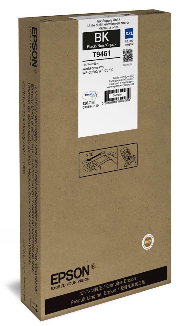 Tinta EPSON WF-C5790 XL Black 5k