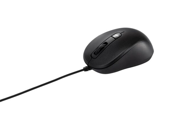 119076.jpg Miš ASUS MU101C Wired Blue Ray Mouse, žični, tih, crni
