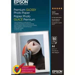 Epson Premium Glossy Photo Paper - A4 - 50 Sheets