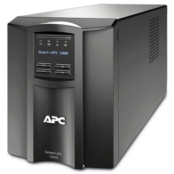122856.jpg Smart-UPS APC,1000VA, Tower, 230V, 8x IEC C13, SmartConnect Port+SmartSlot, AVR, LCD