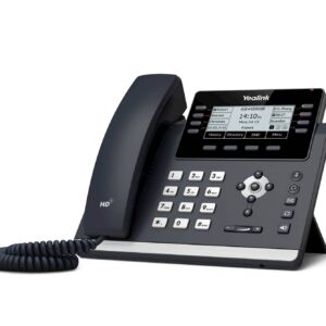IP Telefon Yealink T43U, 3.7” ekran, Optima HD Voice+Acoustic Shield, Gigabitni Ethernet portovi,PoE