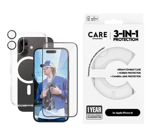 124863.jpg Bundle Care by PG iPhone 16 MagSafe White