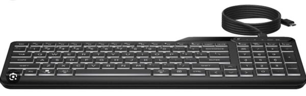 Tastatura HP 405 Multi-Device Wired BackLite (7N7C1AA)