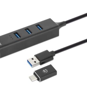 DOCKING MANHATTAN 3-Port USB 3.0 Type-C/A Combo Hu