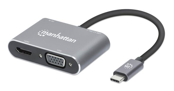 Adapter MANHATTANUSB-C to HDMI & VGA 4-in-1