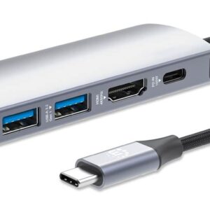 DOCKING MANHATTAN USB-C PD 6-in-1 4K