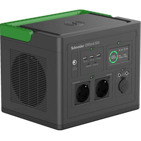 126531.jpg APC Portable Power Station 500, 230V, 517Wh Lithium-ion, LCD, 2 CEE 7/3 Schuko outlets