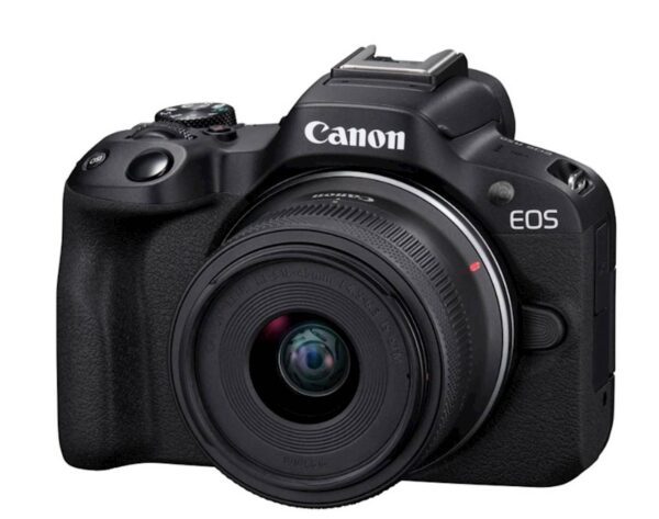 127090.jpg Fotoaparat CANON R50 BK+RF-S18-45 S+BAG+SD