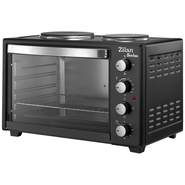 10510_1686223255heny7sz7xm-1.png Zilan Mini pećnica, 2 grijače ploče, 45 l, 3200 W, crna - ZLN2935