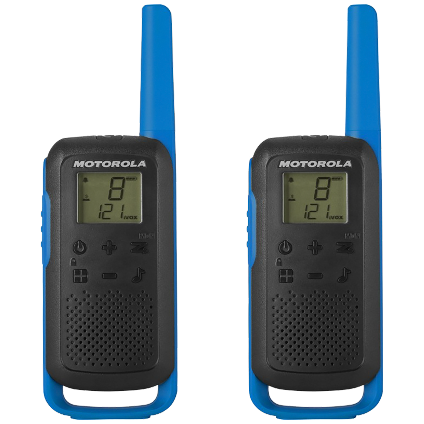 Motorola Walkie Talkie, domet 8 km, 16 kanala, plava - TLKR T62 BL
