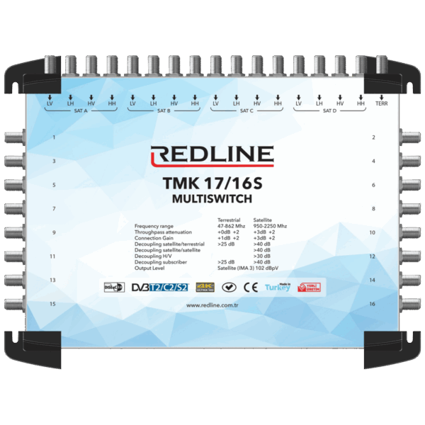 12208_16862278269en1y7flkr-1.png REDLINE Multišalter 4 satelita na 16 utičnica - TMK 17/16S