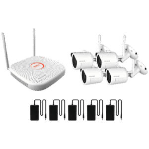 Amiko Home Set za video nadzor, 2 Mpixel, 4 x bullet cam., 9 ch, WiFi - WIFI KIT-4900
