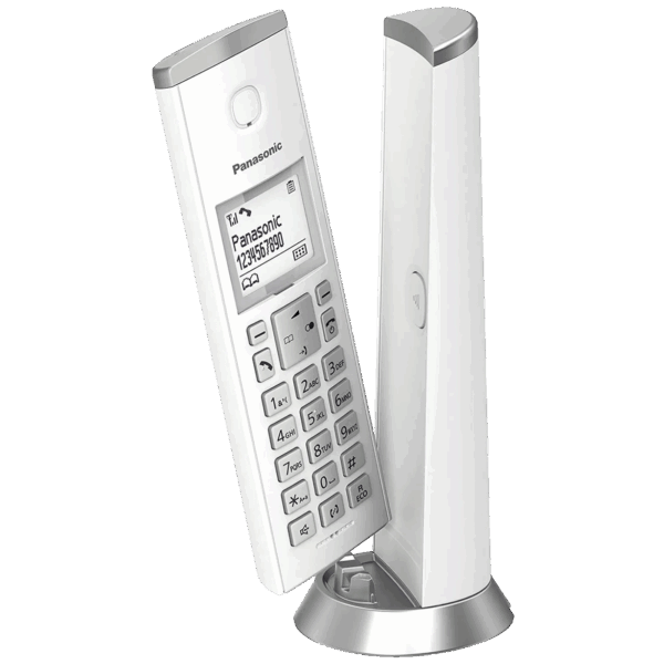 13559_17060932963gsnxkxz4o-1.png Panasonic Telefon bežični, DECT/GAP, 1.5" LED display, bijela - KX-TGK210FXW