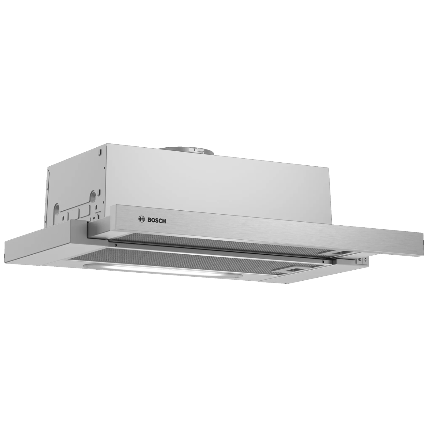 Bosch Kuhinjska napa, ugradbena, 146 W, siva, Serie 4 - DFT63AC50