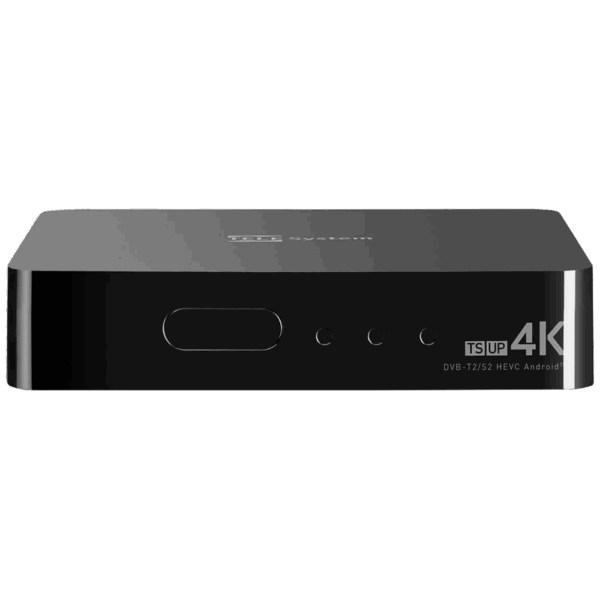 TELE System Prijemnik combo, Android , DVB-S2/T2, 4K, HEVC/10 bit - TS UP4KA9