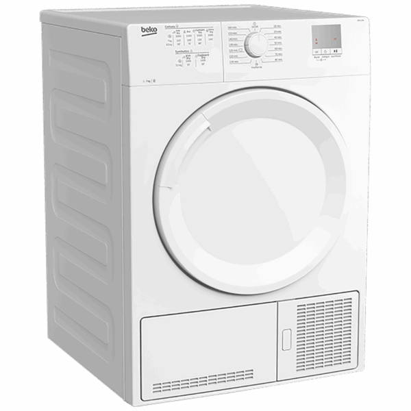 Beko Kondenzacijska sušilica, kapacitet 7 kg, 15 programa, B - DF 7111 PAW