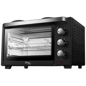 16127_1686244707u33fdm1mhk-1.png Zilan Mini pećnica sa grilom + ventilator, 28 l, 3200 W, crna - ZLN0997