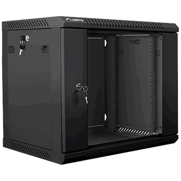 16175_1686244831mef1injvzk-1.png Lanberg Rack Ormar, 600 / 507 / 450 mm - RACK CABINET 9U, 19", Black