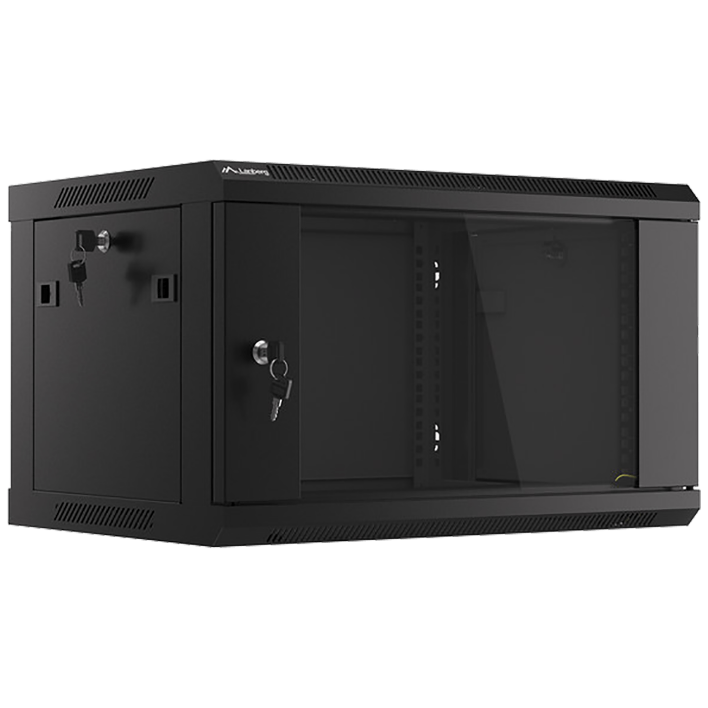 Lanberg Rack Ormar, 600 / 368 / 450 mm - RACK CABINET 6U, 19", Black