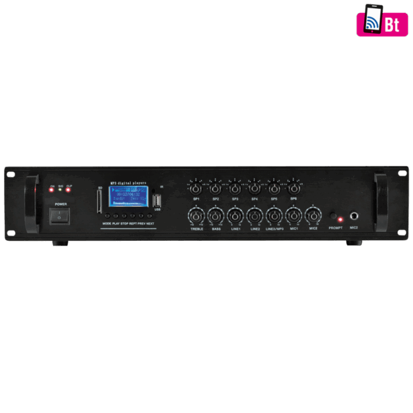 SAL Pojačalo 110V sa miksetom 120W, Bluetooth, FM,  USB - MPA 120BT
