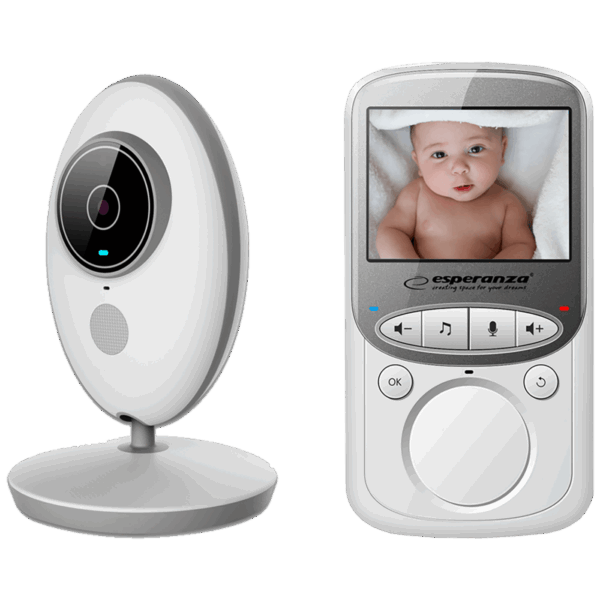 Esperanza Baby monitor, 2.4" LCD, LED indikator, 2.4 GHz - EHM003