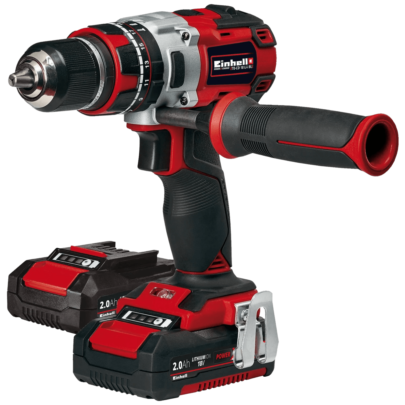Einhell Aku udarna bušilica, 18 V / 2000 mAh - PXC TECD 18 Li-i BL Kit