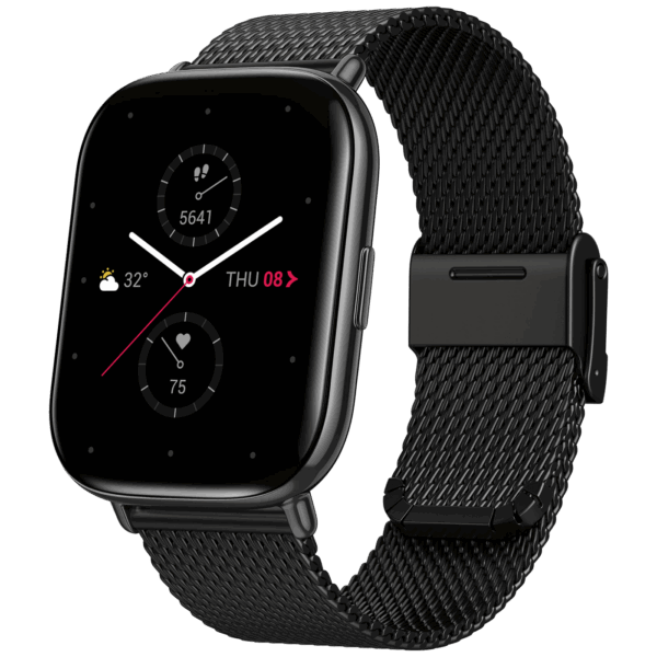 Amazfit SAT pametni, 1.65" AMOLED, vodootporan 5ATM, BT - Zepp E (square) Metallic Black S.E