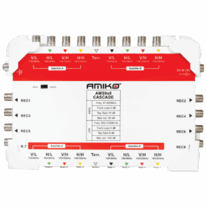 Amiko Multiswitch 9/8 sa dodatnim napajanjem, kaskadni - AMS9X8