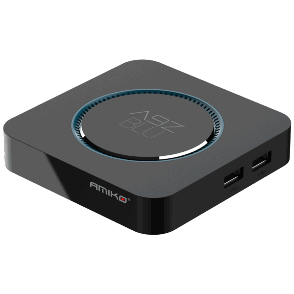 Amiko Prijemnik IPTV, Android OS, 2/16GB, 4K, 2.4/5 GHz WiFi - A9Z Blue