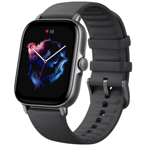 Amazfit Pametni sat, 1.75" AMOLED, vodootporan 5ATM, BT - GTS 3 Graphite Black