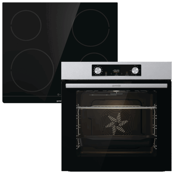Gorenje Set ugradbena ploča ECT41SC/ugradbena pećnica BO6737E02X - Jump set (BO6737E02X + ECT41SC)