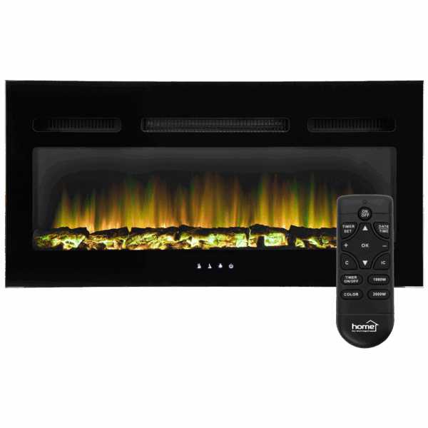 home Kamin, električni, 2000W, daljinski upravljač - FKKI 05