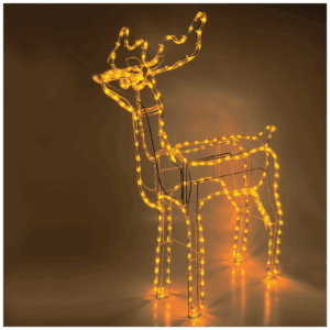 home Dekorativna rasvjeta, LED 3D figura, jelen - ROPE 1