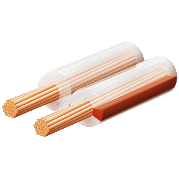 USE Kabel za zvučnike 2 x 2,50 mm, transparent, 50 met. - KLS 2,5T