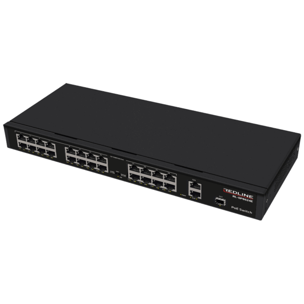 REDLINE PoE mrežni switch, 24 port RJ-45 - RL-S8624E