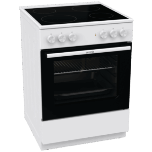 Gorenje Štednjak, 4 staklokeramička ploča, 8400W, pećnica 65 lit, A - GEC6A11WG