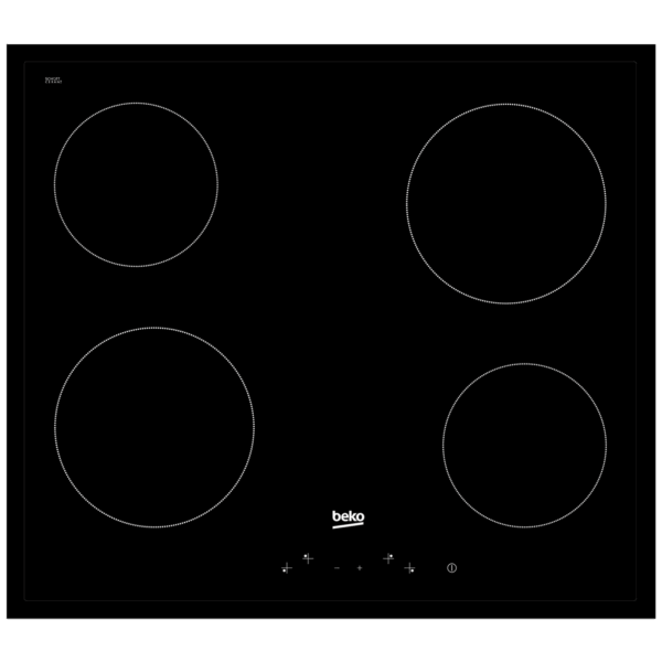 Beko Ugradbena staklokeramička ploča za kuhanje 60cm, 4 zone - HIC 64400 E