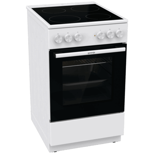 Gorenje Štednjak, staklokeramička ploča, 8000W, pećnica 68 lit, A - GEC5A11WG