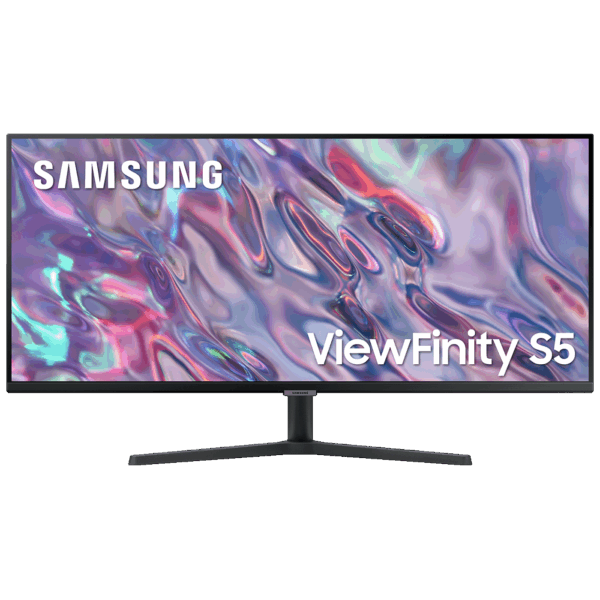 Samsung Monitor 34", UWQHD, Viewinfinity S5, HDMI, DisplayPort - LS34C500GAUXEN