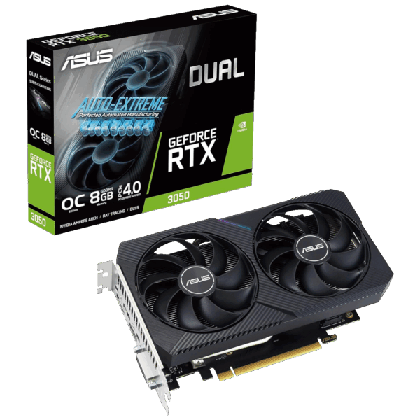 Asus Grafička kartica, RTX3050 V2, 8GB DDR6, 128bit, PCIe4.0 - 90YV0GH6-M0NA00