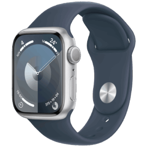 Apple Pametni sat, 1.69" LTPO OLED zaslon, vodootporan BT, WiFi - Watch Series 9 GPS 41mm Silver