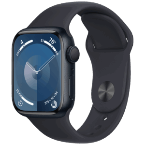 Apple Pametni sat, 1.69" LTPO OLED zaslon, vodootporan BT, WiFi - Watch Series 9 GPS 41mm Midnight
