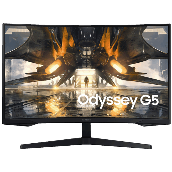 Samsung Monitor 27",Zakrivljeni,WQHD,G5 Odyssey, HDMI,Display Port - LS27AG550EPXEN