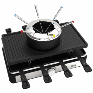 37058_1701865741teglh5af5z.png Zilan Električni Roštilj / Raclette / Fondue od sira, 3u1, 1400W - ZLN8856