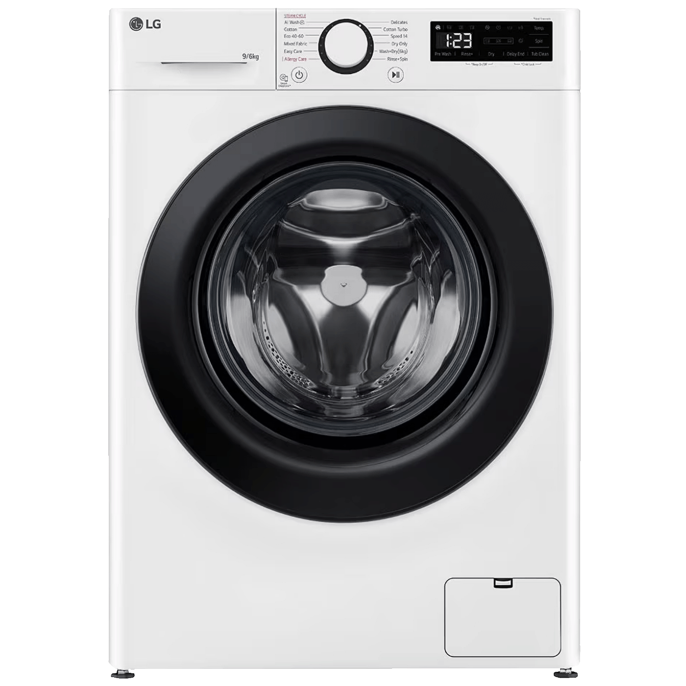LG Mašina za veš sa parom/sušilica, 1400 obrtaja, 9/6 kg - F4DR509SBW