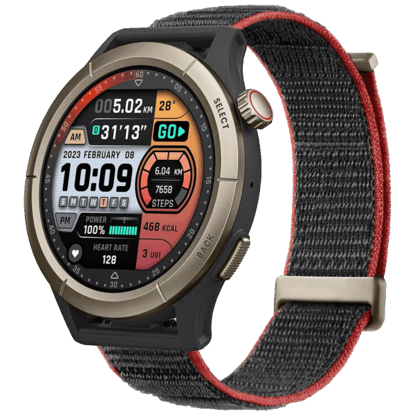 Amazfit Pametni sat, 1.45" AMOLED, vodootporan 5ATM, BT, GPS - Cheetah Pro Black