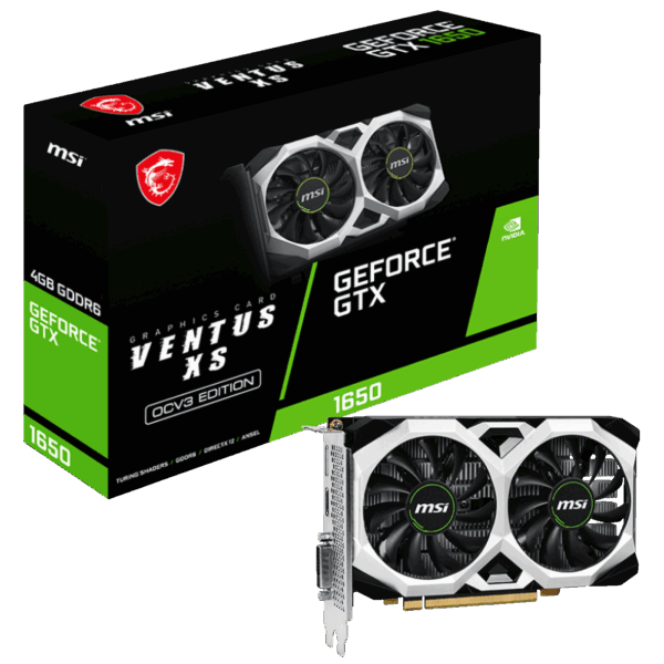 MSI Grafička kartica, GTX 1650, 4GB DDR6, 128bit, PCIe3.0 - GTX 1650 4GB XS OCV3 GDDR6