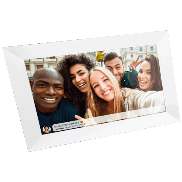 IRRADIO Digitalni foto okvir 10", IPS touch panel, WiFi - DPF-IR10W