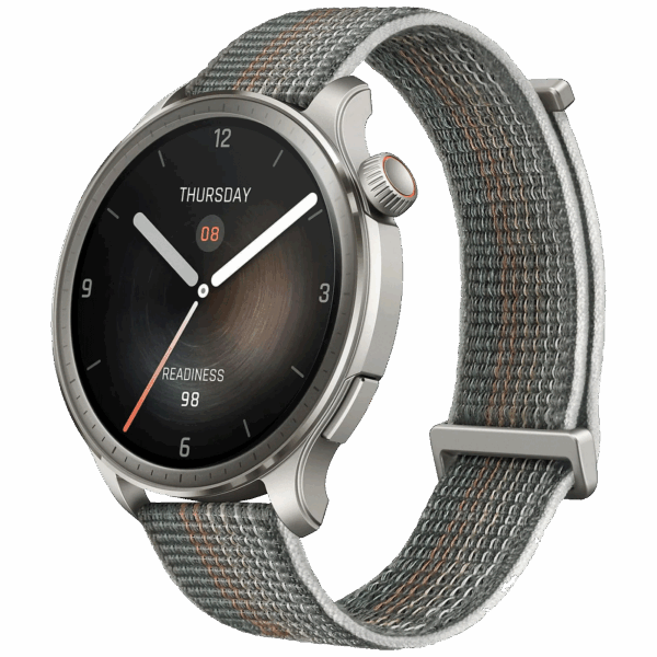 Amazfit Pametni sat, 1.5" AMOLED, vodootporan 5ATM, BT, WiFi, GPS - Balance Nylon - Sunset Grey