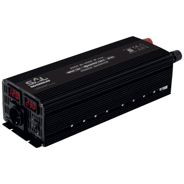 SAL Adapter 12V na 220V, snaga 2000/4000W, digitalni display - SAI4000LED